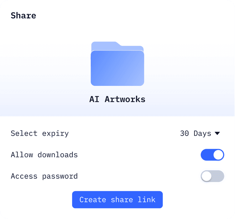 Encrypted-Sharing-Modal